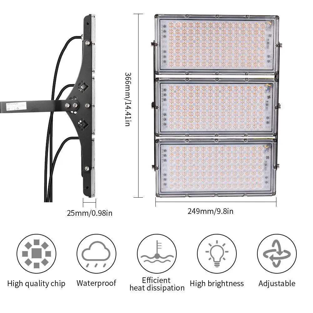 

300W LED Flood Light Waterproof IP65 Outdoor Work Lights27000LM Security Floodlights,Landscape Spotlights Outdoor Wall Lighting