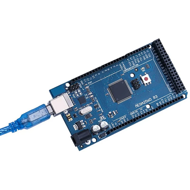 MEGA2560 Mega 2560 R3 REV3 ATmega2560 16AU AVR плата на USB кабель совместим с Arduino