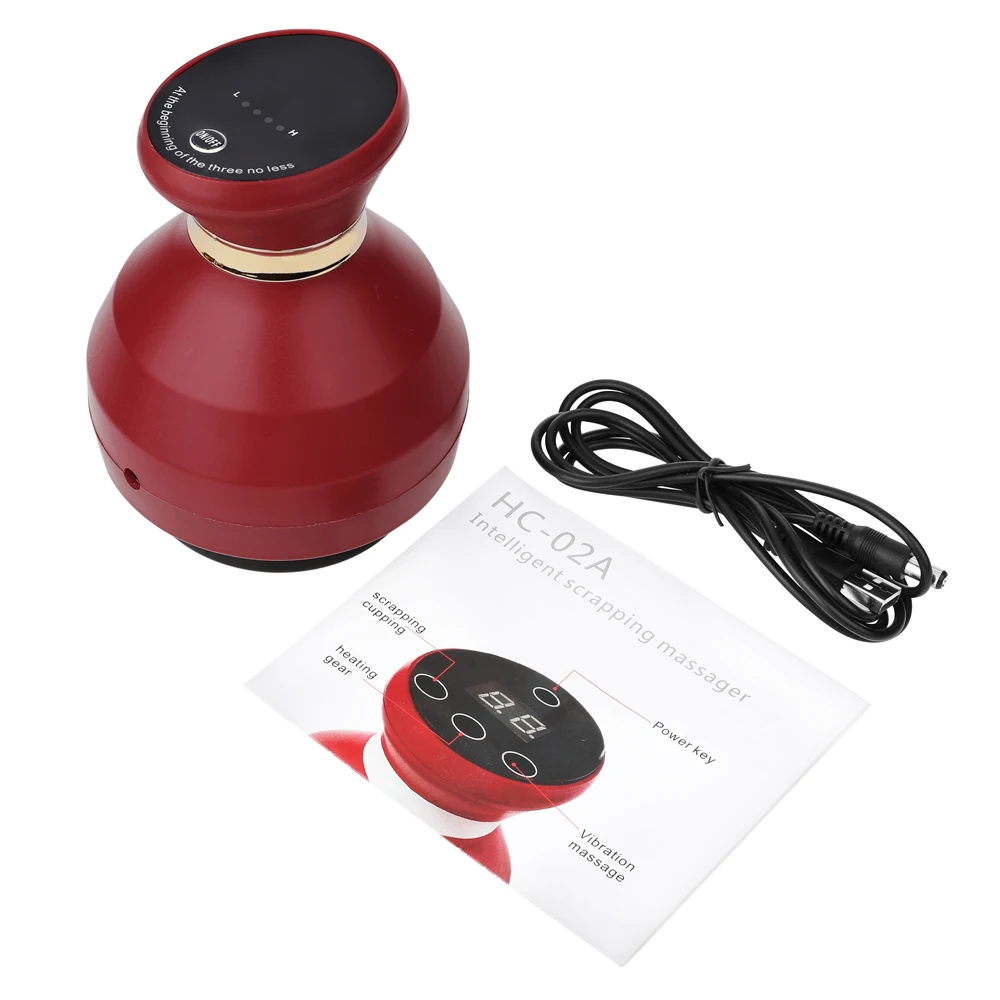 Электрический массажер для похудения акупунктурный массаж скребком гуаша