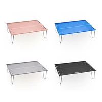 outdoor mini camping table ultra light aluminum portable table barbecue coffee table ultra light multifunctional camping table
