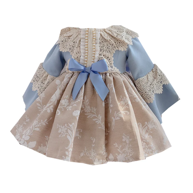 Новинка 2020 зимнее шерстяное платье для испанской дворной девушки милое