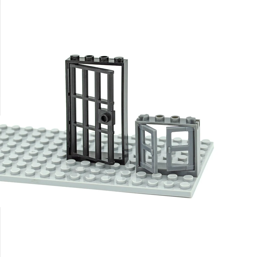 Строительные блоки MOC для дома друзей конструктор дверь окно замок отеля сборная