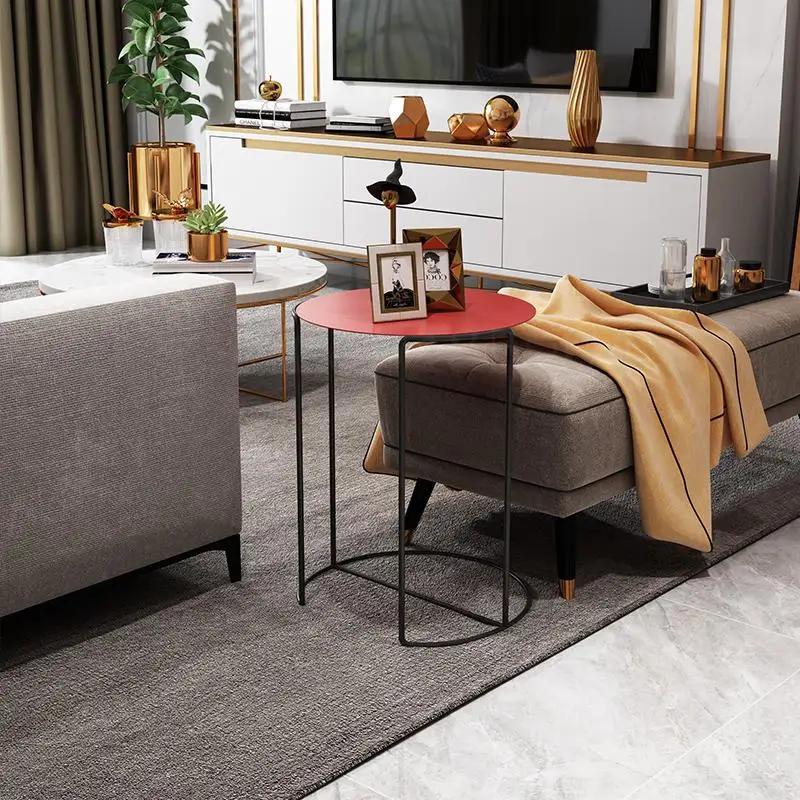 Скандинавский современный минималистичный гостиной боковой диван Круглый