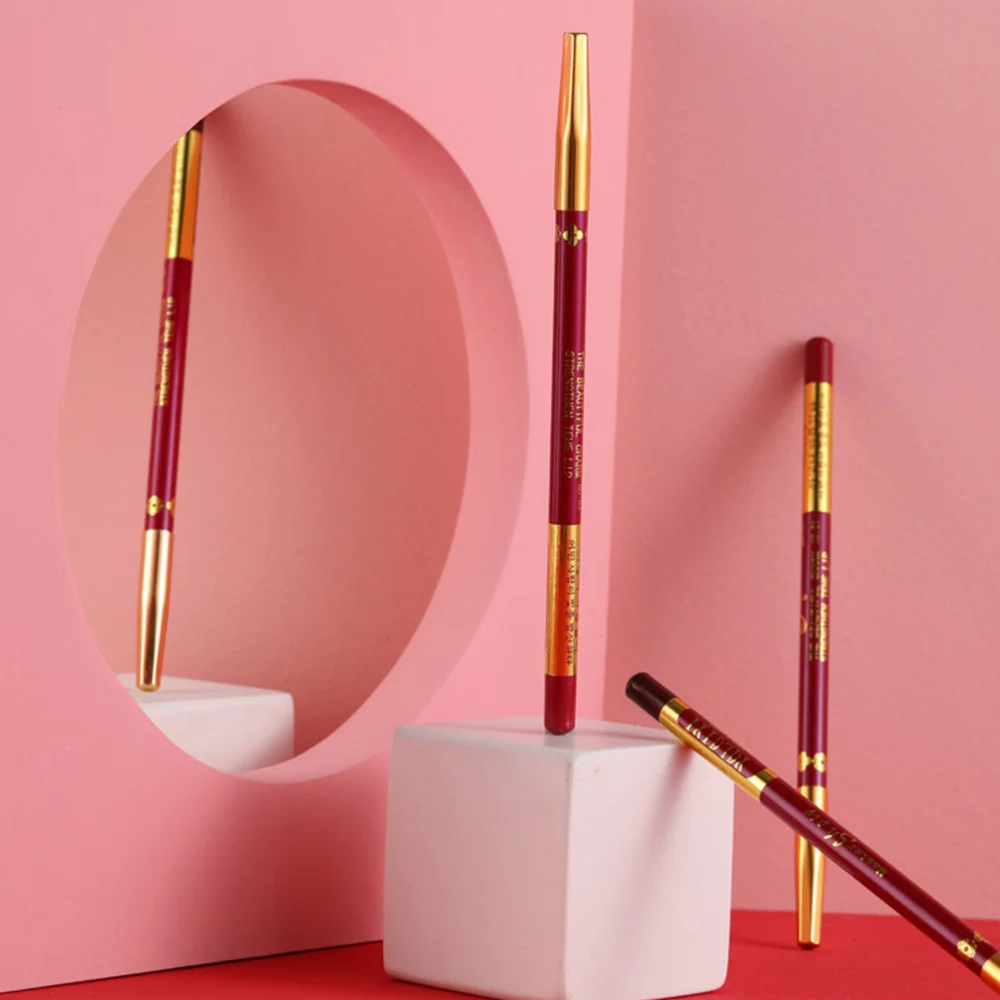

12pcs Practical Lip Liner Female Lip Pencil Makeup Pencil Tool Cosmetic Pencil
