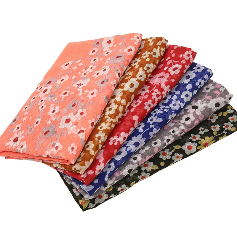 

Хлопковые хиджаб с мусульманским принтом, женские шарфы, тюрбан, повязка на голову из пашмины, мягкий шарф 2021, шали и палантины, головной пла...