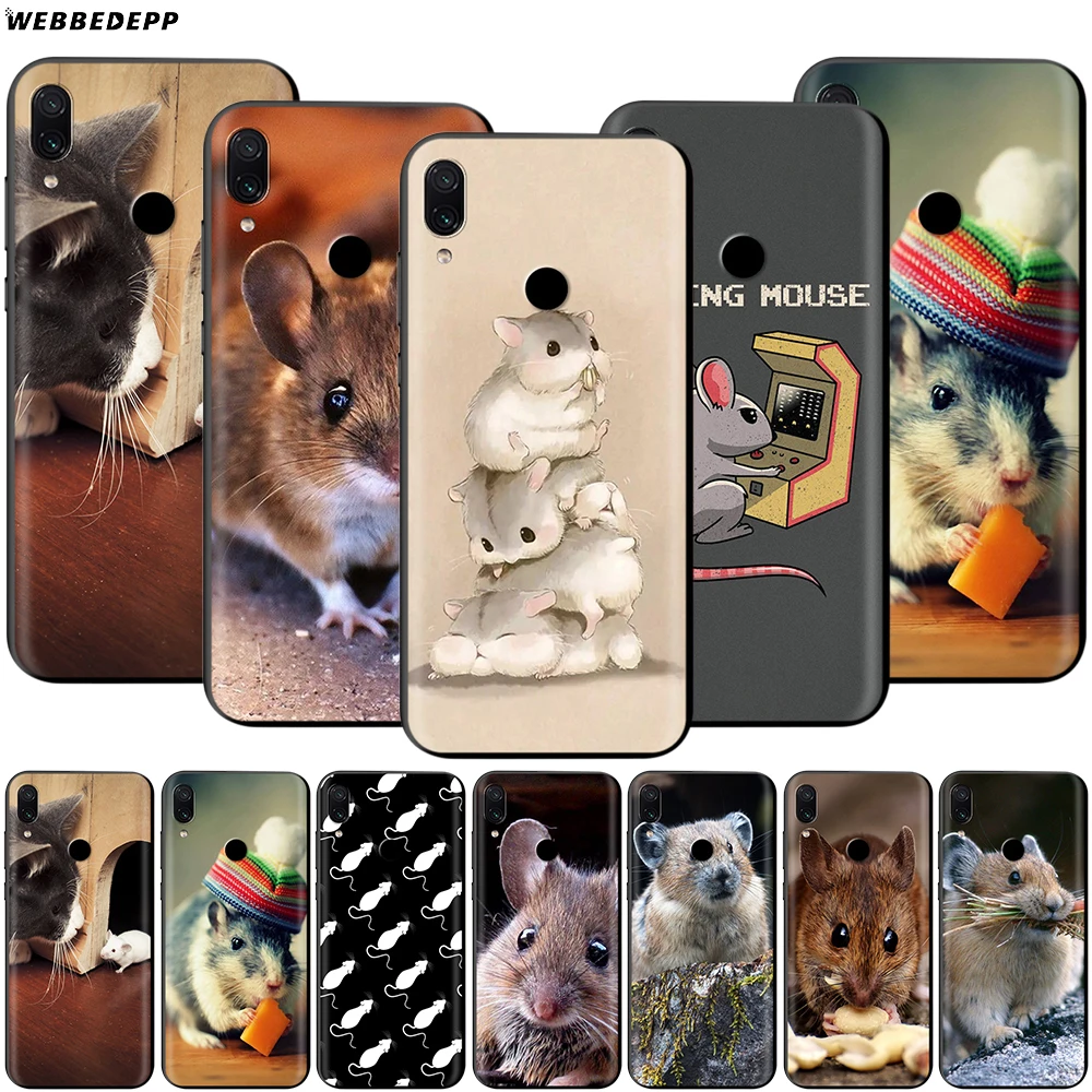 Милый чехол с рисунком мыши для Xiaomi Redmi Note 8 MI 3 6 9 A1 A2 A3 8A 6X 9T CC9 Lite SE Pro Max F1 10|Бамперы| |
