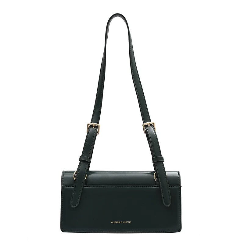 

Women's Designer Branded Small PU Leather Crossbody Bag Women 2021 Trend Shoulder Handbags Travel Trending Hand Bag Green