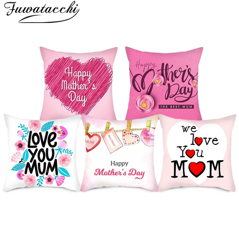 Чехол для подушки Fuwatacchi с надписью Best Mom | Дом и сад