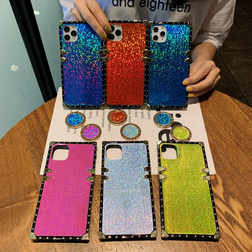 

Fashionable gold flash diamond bracket case for Samsung a 70 s m 30 10 j6 plus 4 note 20 s 11 e 71 9 11 8 305 Back cover
