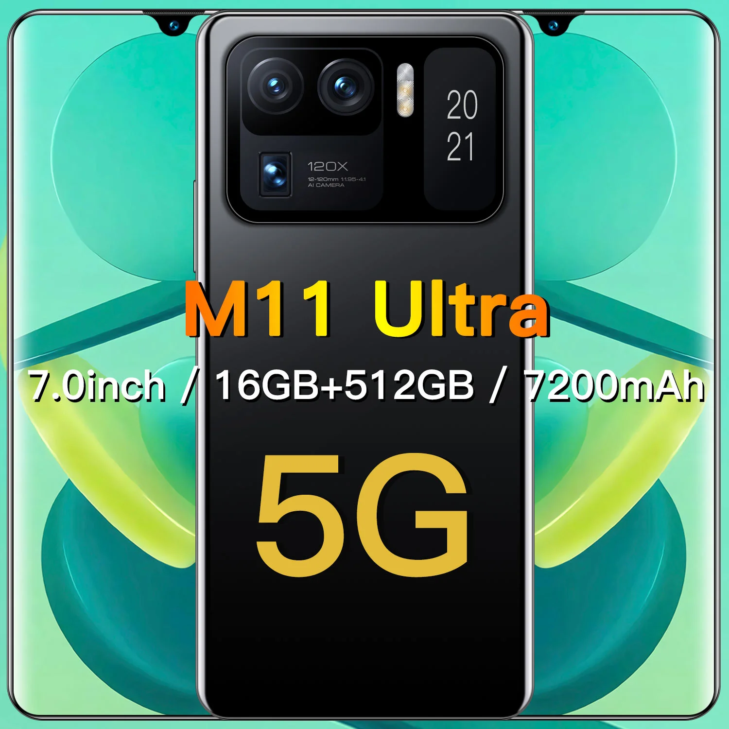 Глобальная версия M11Ultra 7 0 &quotAndroid 11 смартфон с распознаванием лица 512 Гб мобильный