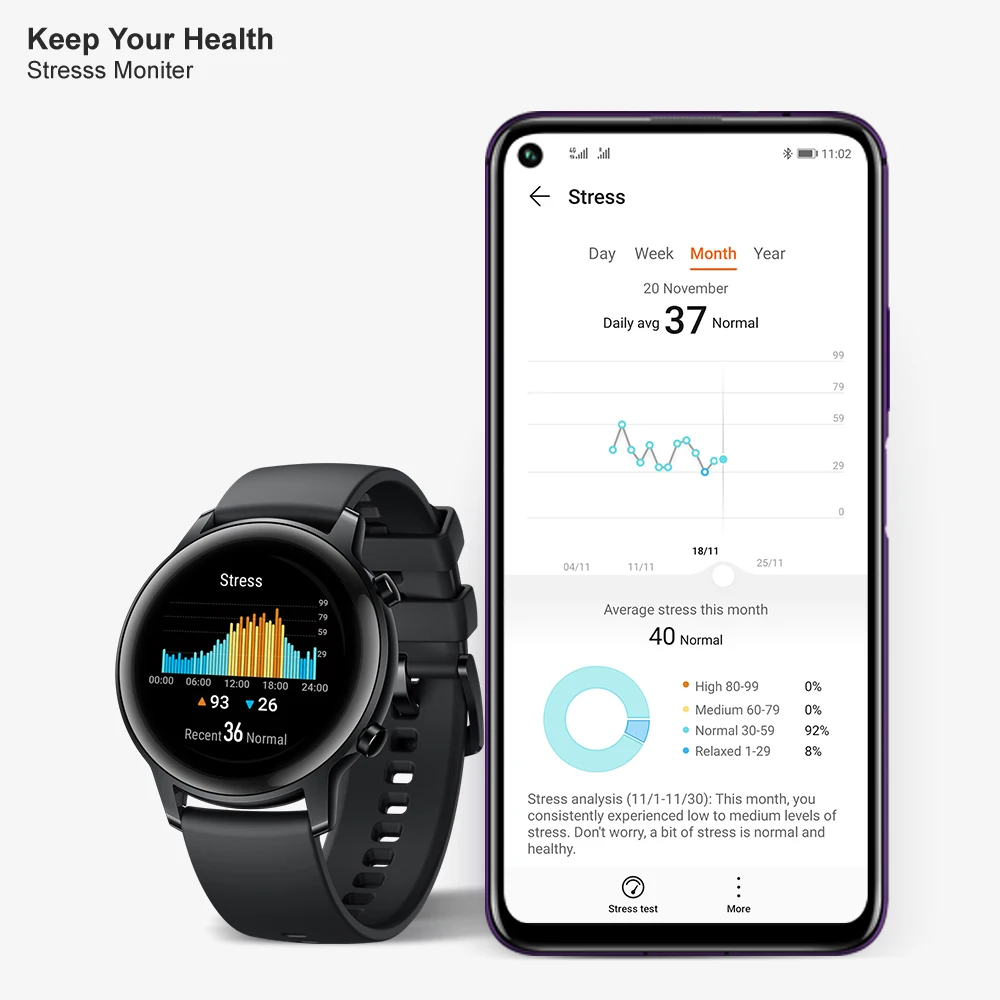 Honor magic watch 2 42 мм Смарт часы Bluetooth 5 1 GPS воспроизведение музыки в формате magicwatch Smartwatch