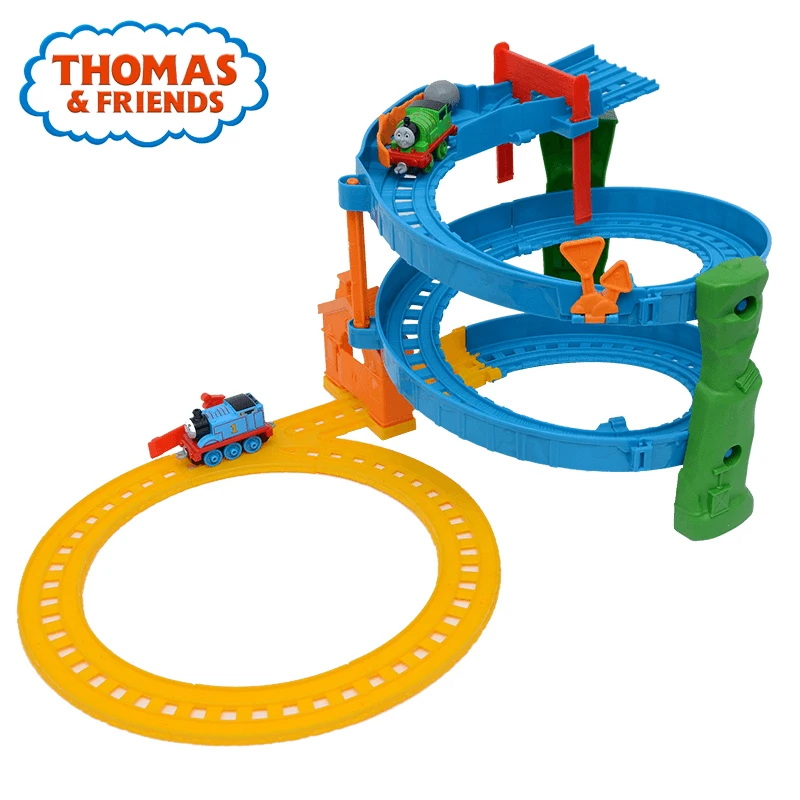 Классический Железнодорожный трек Thomas & Friends строительные игрушки для обучения и