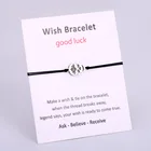 Браслет с подвесками скелет, череп, удачи, унисекс, регулируемое ювелирное изделие, рождественский подарок, Прямая поставка