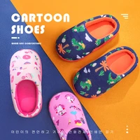 winter soft slippers kids girl boy indoor shoes warm children cotton slippers child cartoon unicorn house shoes