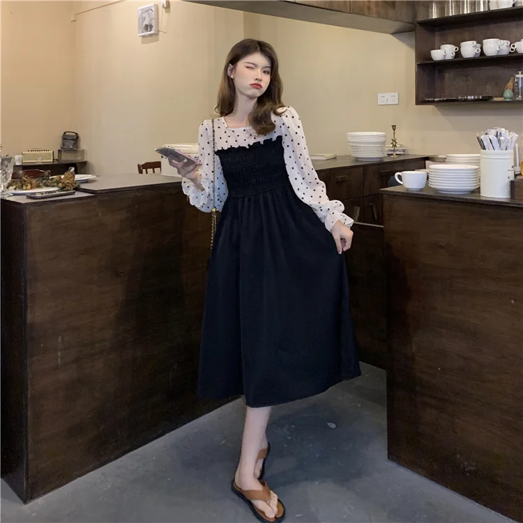 

Price Retro Patchwork Puff Sleeve Rac