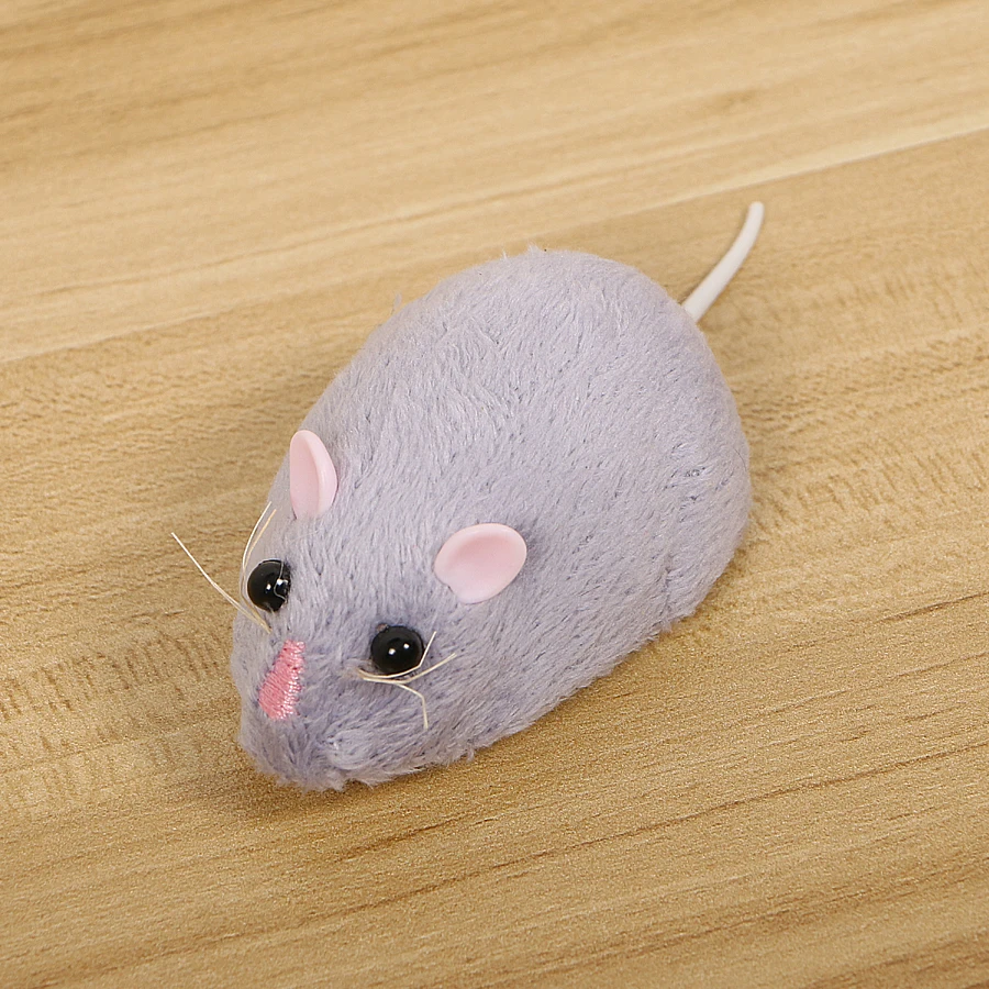 

Wireless Electronic Remote Control Rat Plush RC Mouse Toy Hot Flocking Emulation Toys Rat for Cat Dog,Joke Scary Trick Toys
