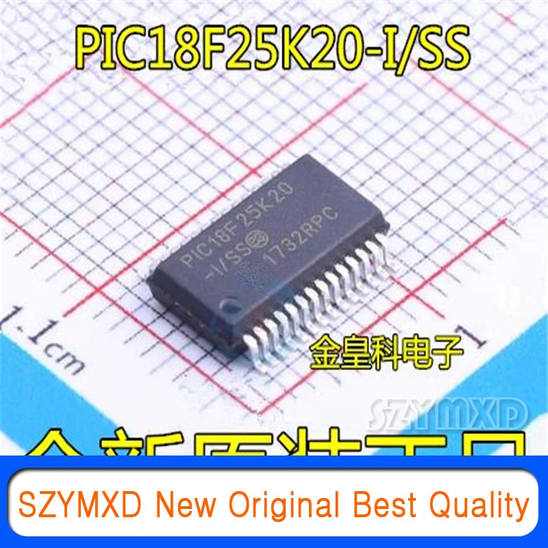 

5Pcs/Lot New Original PIC18F25K20 PIC18F25K20-I/SS SSOP28 microcontroller IC In Stock