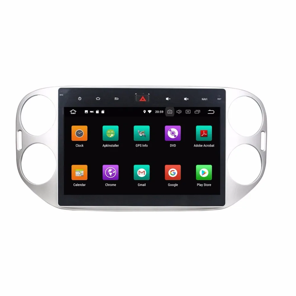 Автомобильный DVD плеер Восьмиядерный процессор экран 10 1 дюйма Android 9 0 GPS для Volkswagen
