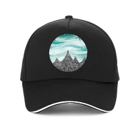 new mountain peak print cap outdoor leisure men baseball caps adjustable hip hop hat 100cotton women man hats