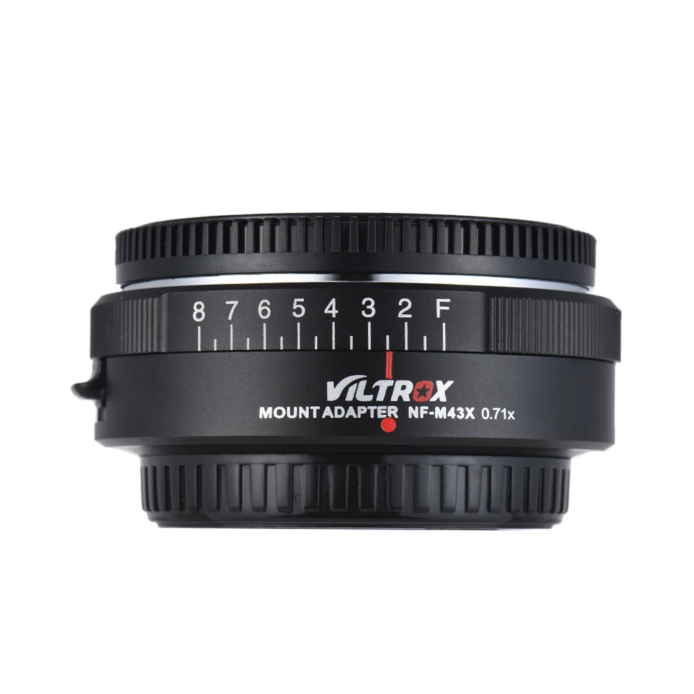 Viltrox NF-M43X 0.71X адаптер для крепления объектива кольцевой фокусный редуктор
