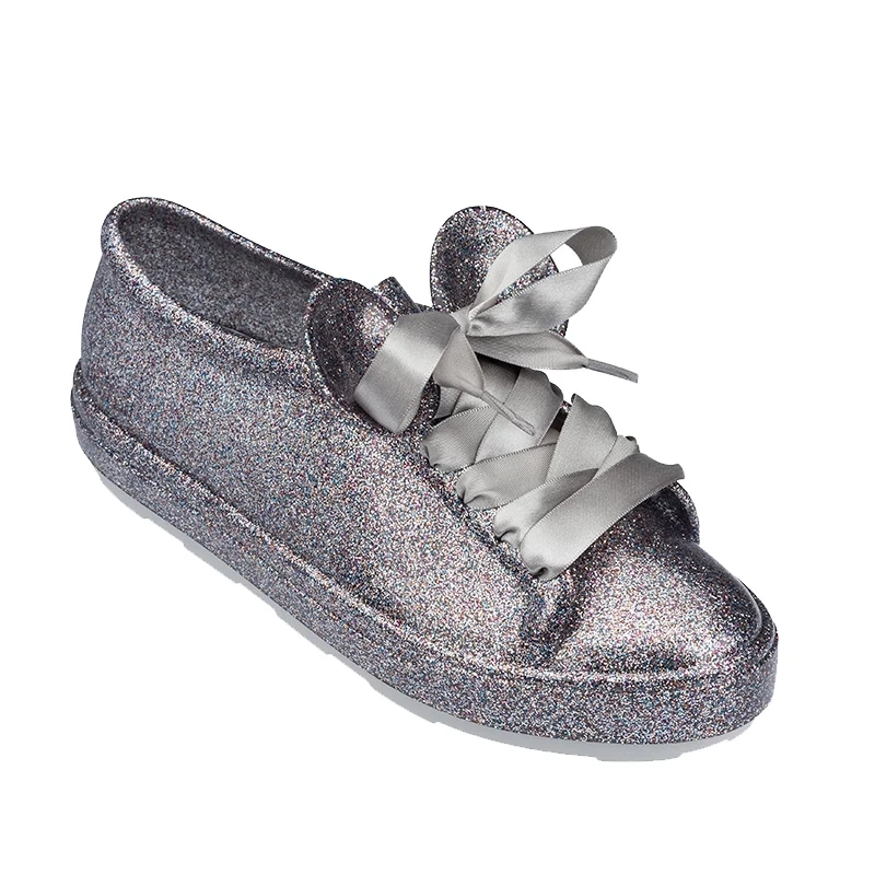 Melissa Mickey Minnie/Новинка Женские сандалии на плоской подошве Брендовая обувь для