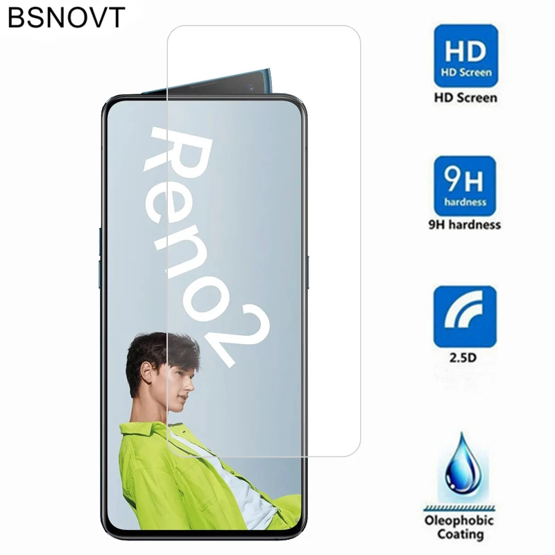 

2 шт. Защитная пленка для экрана для OPPO Reno 2 Стекло 6,5 дюймов закаленное стекло для OPPO Reno 2 пленка для OPPO Reno 2 Reno2 стекло