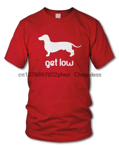 Получите низкие Собаки Футболка Dachshwbr und собака культ Funshirt Variowbr нам цвета S