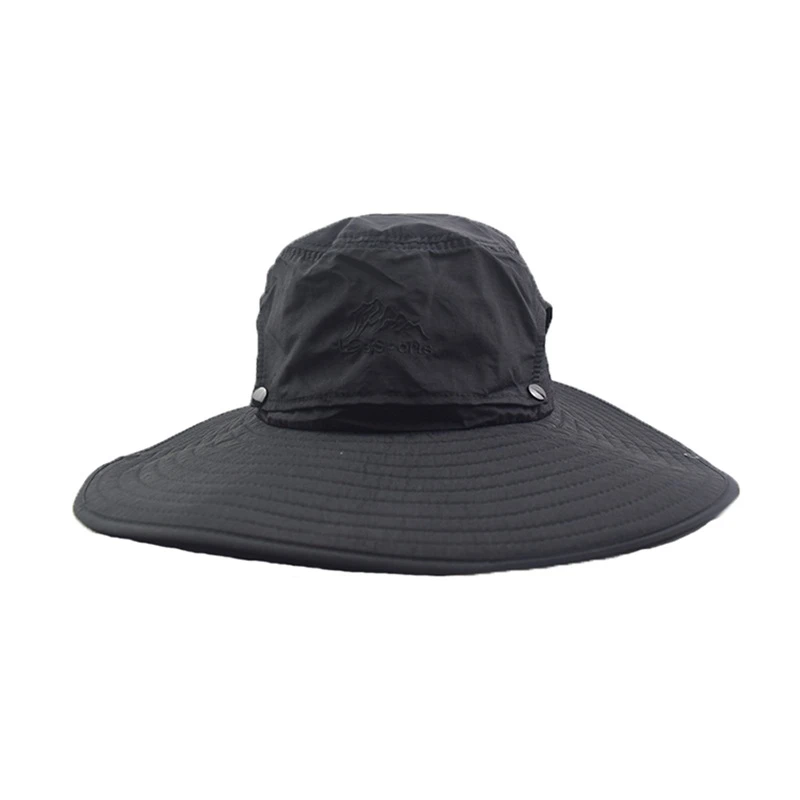 

Sunshade hat men's summer outdoor fishing hat men's sunscreen hat cover face, prevent ultraviolet ray and ventilate Big Brim