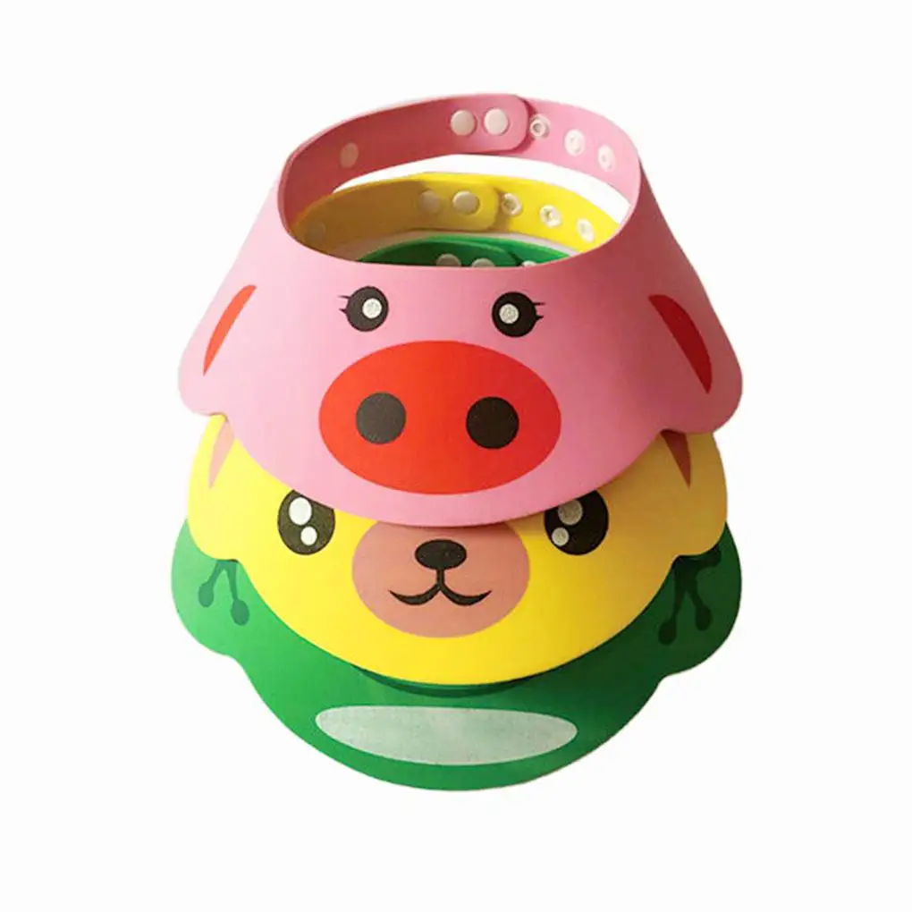 

Adjustable Baby Shower Hat Toddler Kids Shampoo Bathing Shower Cap Wash Hair Shield Direct Visor Caps For Baby Eyes Hair Care