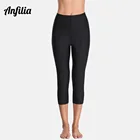 Женские капри для плавания Anfilia, штаны, женские Танкини с высокой талией, нижние купальники, Капри, штаны, шорты для плавания, спортивные плавки
