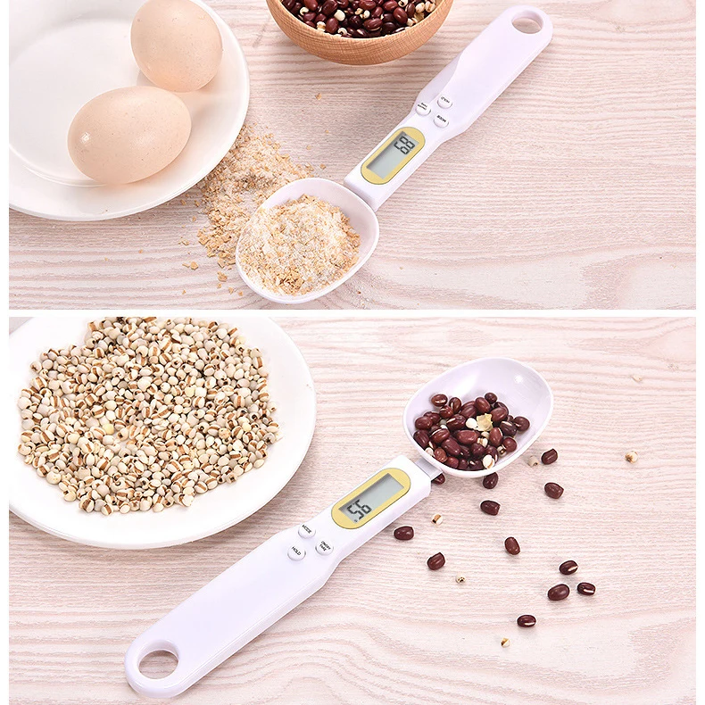 

Accurate Electronic Spoon Gram Scale 500g Spoon Scale 0.1g Tea Medicine Baking Scale Household Kitchen Seasoning Scales