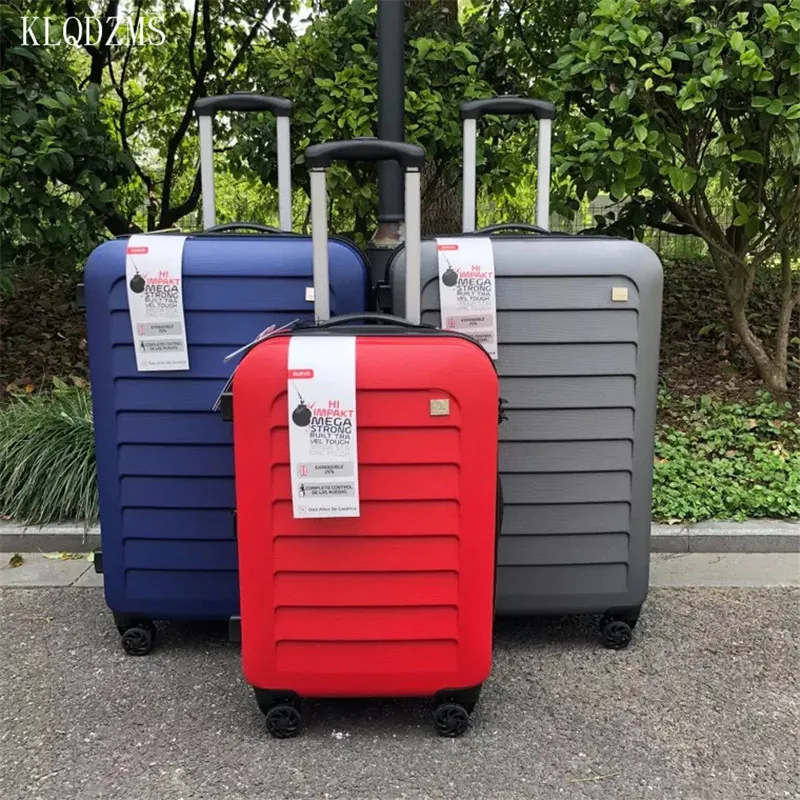 

KLQDZMS ABS New Business Travel Bag 20’’25’’29Inch Personalized Trolley Luggage Wheeled Suitcase Hot Sell For Men Women