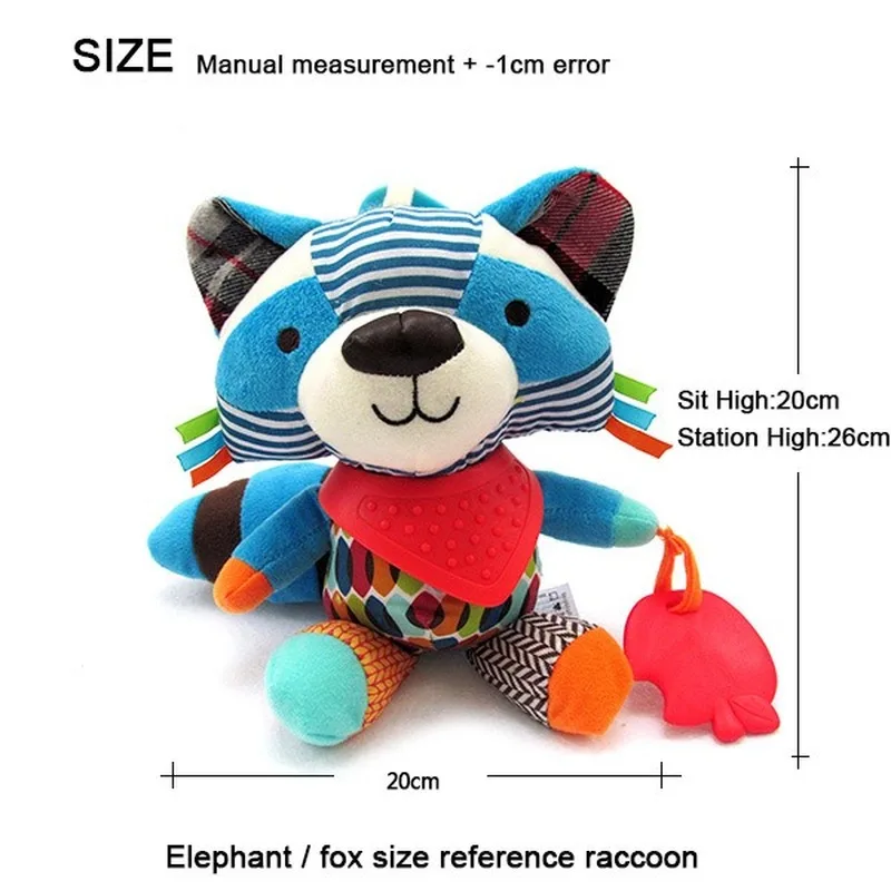 Детские игрушки животные многофункциональные погремушки мобильный младенец