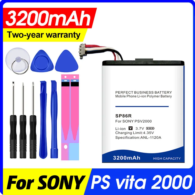 Аккумулятор 3200 мАч SP86R для Sony Ps vita 2000 psv ita2000 PSV 2XXX PCH 2007 4 451 971 01 PS Vita 2007|Аккумуляторы