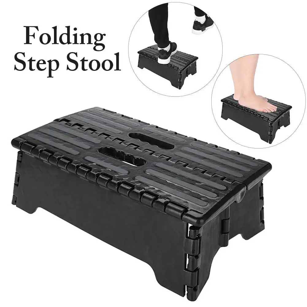 Портативный дорожный складной ступенчатый стул черная ступенчатая лестница