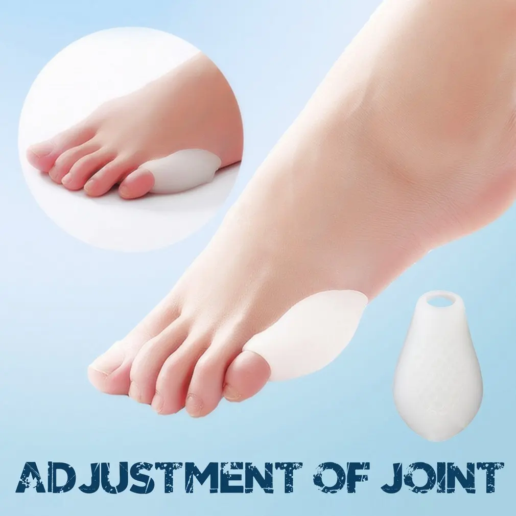 

Little Toe Bunion Protector Pads Silicone Gel Foot Toe Separator Thumb Valgus Protector Bunion Adjuster Pain Relief Foot Care