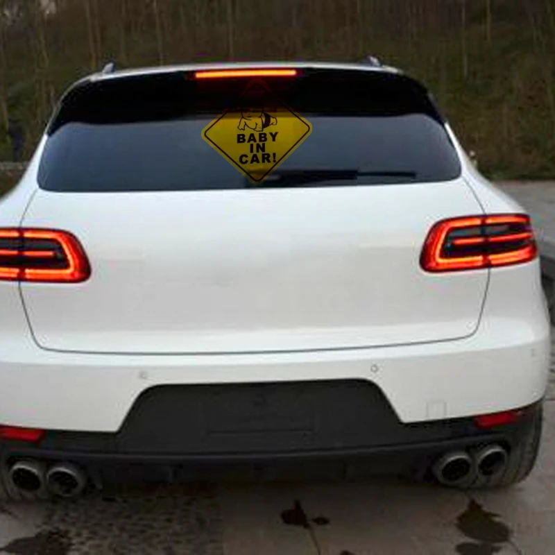 

BABY ON BOARD PVC Suck Warning Mark Sign Sticker Car Window Safety Notice Board 781B