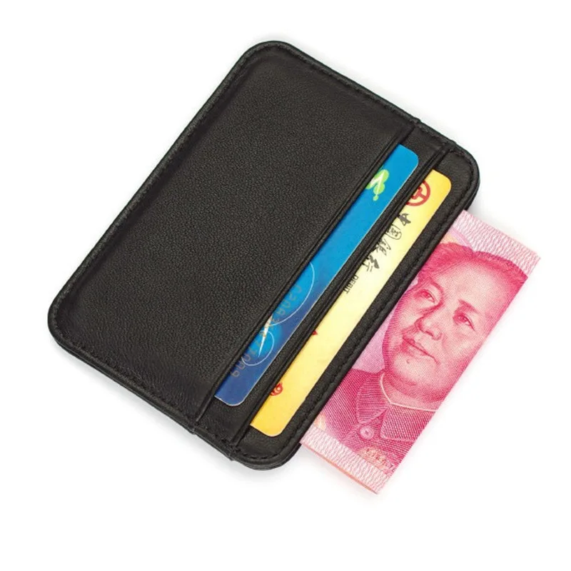 Чехол для карт SMILEY SUNSHINE из натуральной кожи мужчин и женщин|credit card case wallet|card