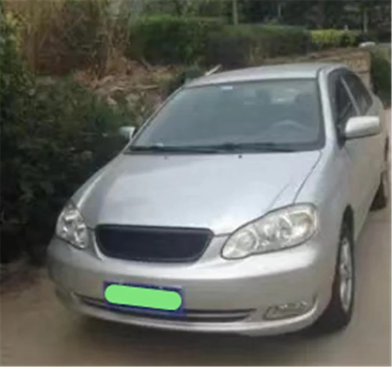 Использование для Toyota Corolla EX racing grills 2004-09 год Глянцевая углеродная волоконная арматура Передняя Центральная гоночная решетка крышка аксессуары