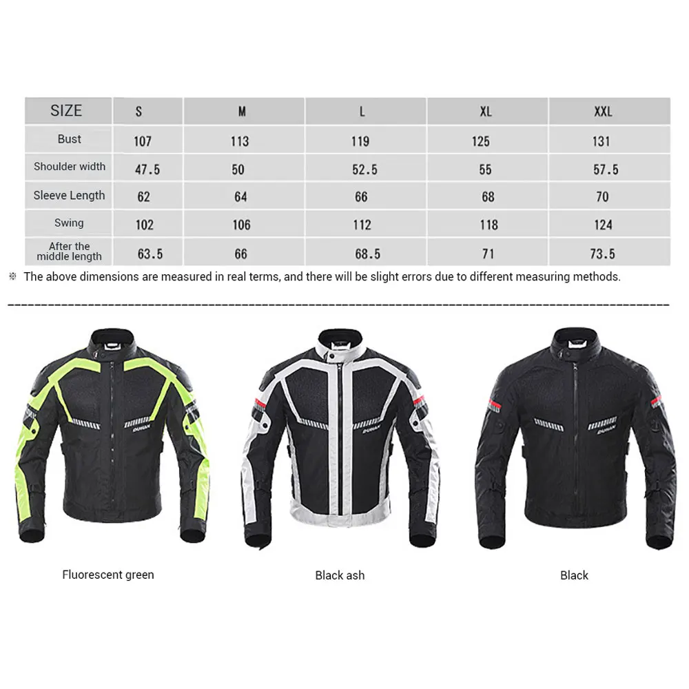 

Motorcycle Jacket Summer Men Moto Motocross Riding Jacket Breathable Mesh Reflective Motorcycle Clothing Chaqueta Moto