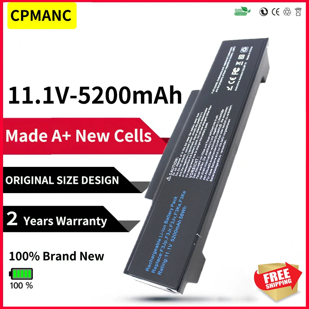 

CPMANC Laptop battery A32-F2 A32-F3 A32-Z94 A32-Z96 For Asus Z53 M51 Z94 A9T F3 F3S F3K F3T F3SV F3JR F3JA F3E F3KE