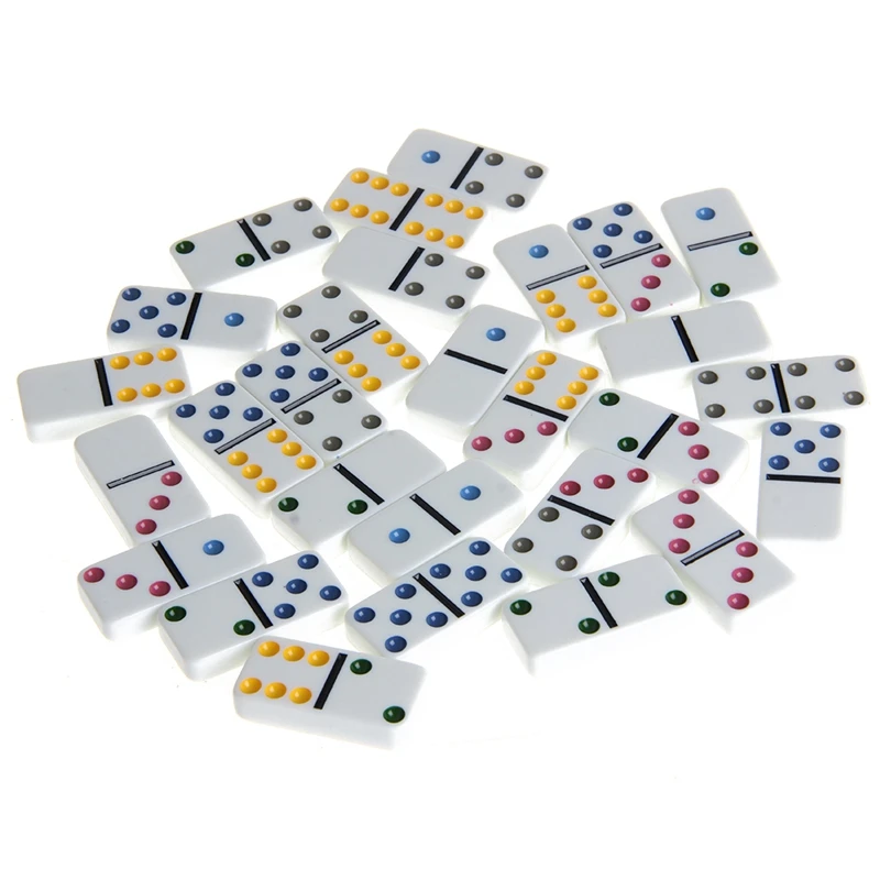 Деревянная коробка домино игрушка игровой набор 28 двойной 6 путешествия для