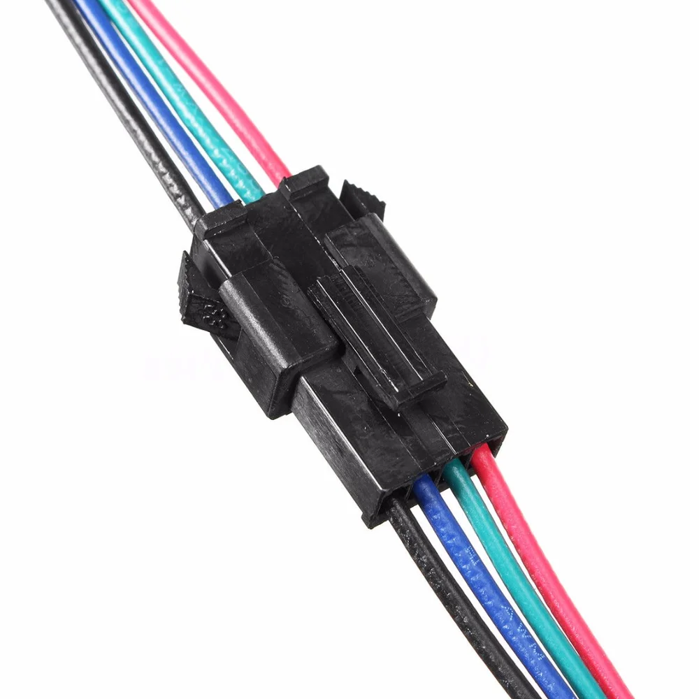 10 комплектов 4 Pin JST SM 2 54 мм мужской и женский разъемы с 22AWG провода 15 см Длина |