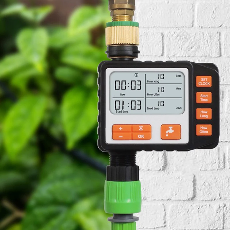 

1PC Automatic Off Controller Water Irrigation Timer In Garden Digital Water Timer Programmable Outdoor Single Outlet