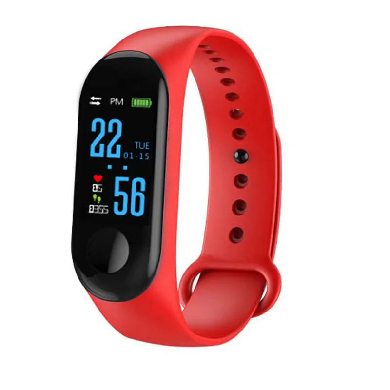 2020 Новое поступление M3 Bluetooth спортивный смарт-браслет для мужчин и женщин цветной