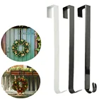 1 шт. Цветочная вешалка для венка над дверью, большой металлический крючок для рождественского венка, вешалка для входной двери, товары для вечерние