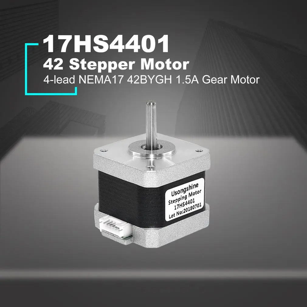 Шаговый двигатель Nema 17 с редуктором 17HS4401 NEMA17 42bygh 1 5 А DuPont линией для 3D принтера и