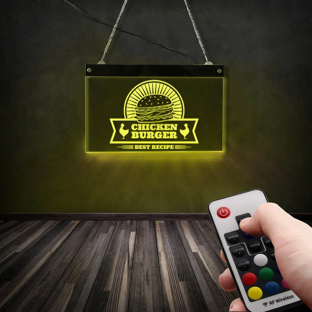 Лучший рецепт куриный гамбургер реклама в бизнесе светодиодный светодиодная