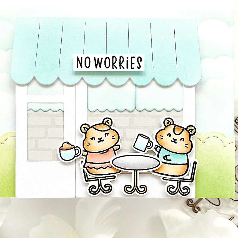 Новинка 2021 года прозрачный штамп и металлический набор пресс форм для творчества