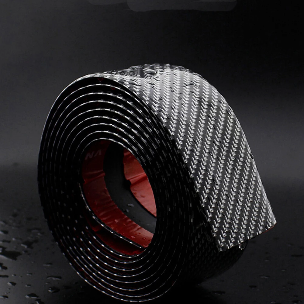 Car Stickers 5D Carbon Fiber Rubber Styling Door Sill Protector DIY Edge Guard Accessories | Автомобили и мотоциклы